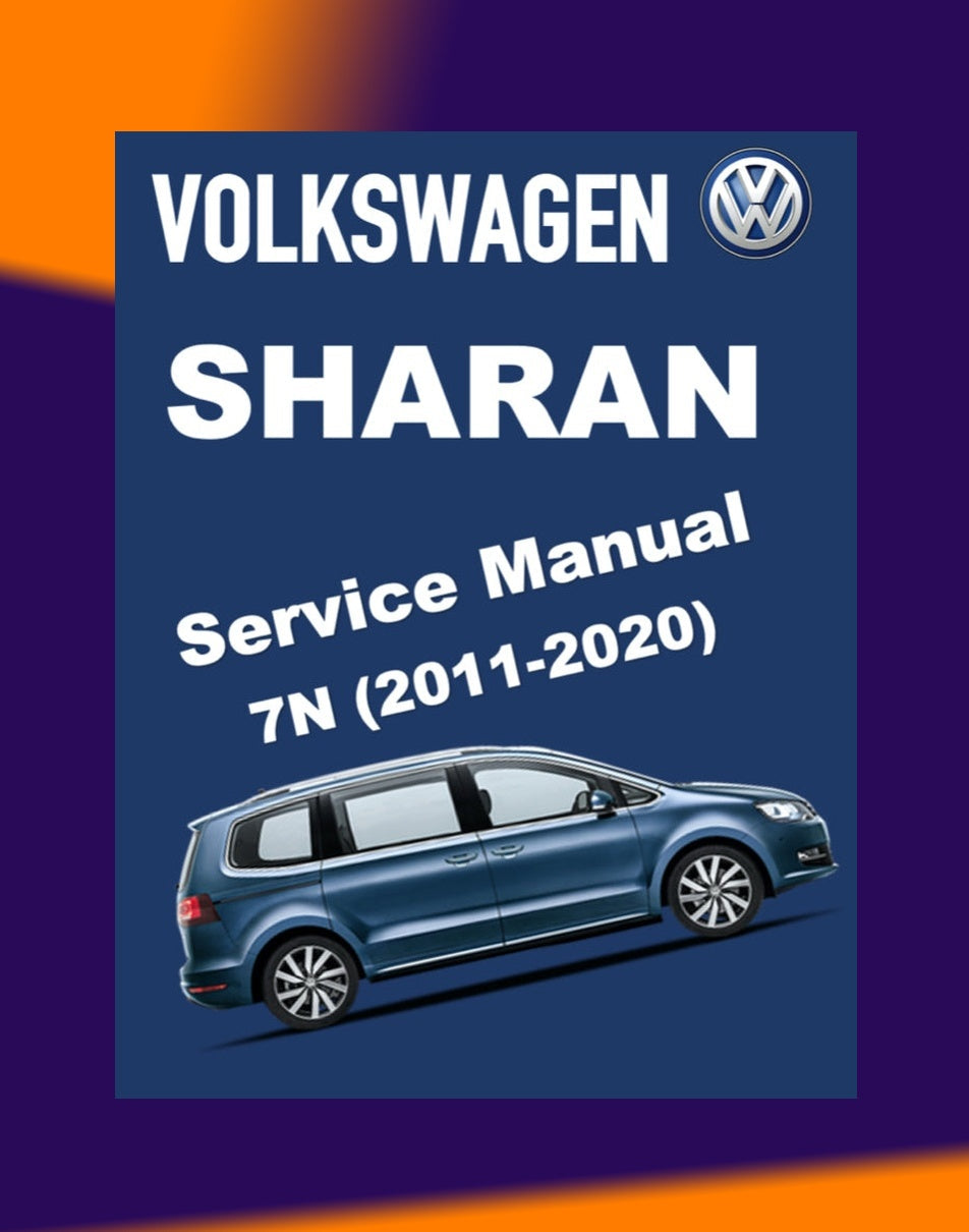 VW SHARAN 7N 2011-2020 Full Manual Set – Repair & Maintenance Manual