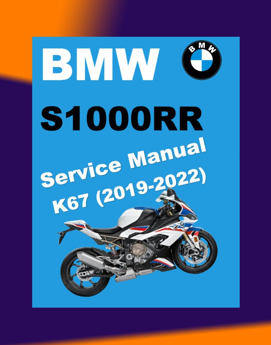 BMW S1000RR K67 2019-2022 Full Manual Set – Repair & Maintenance Manual and User Handbook