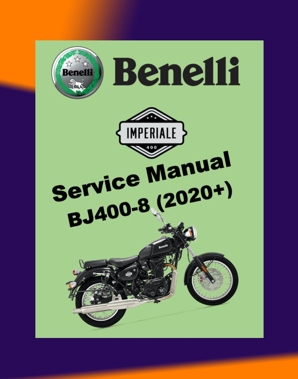 BENELLI IMPERIALE 400 BJ400-8 2020+ Full Manual Set – Repair & Maintenance Manual and Spare Parts Catalogand User Handbook