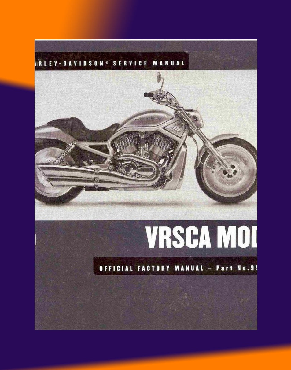 HARLEY DAVIDSON V-ROD VRSCA 2002-2003 Full Manual Set – Repair & Maintenance Manual and Spare Parts Catalog