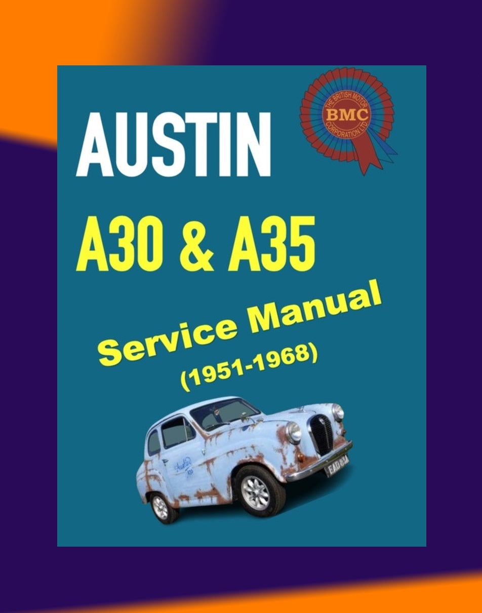 [CLASSIC] AUSTIN A30 & A35 1951-1968 Full Manual Set – Repair & Maintenance Manual