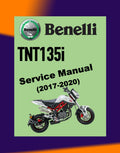 BENELLI TNT 135i 2017-2020 Full Manual Set – Repair & Maintenance Manual and Spare Parts Catalog and User Handbook